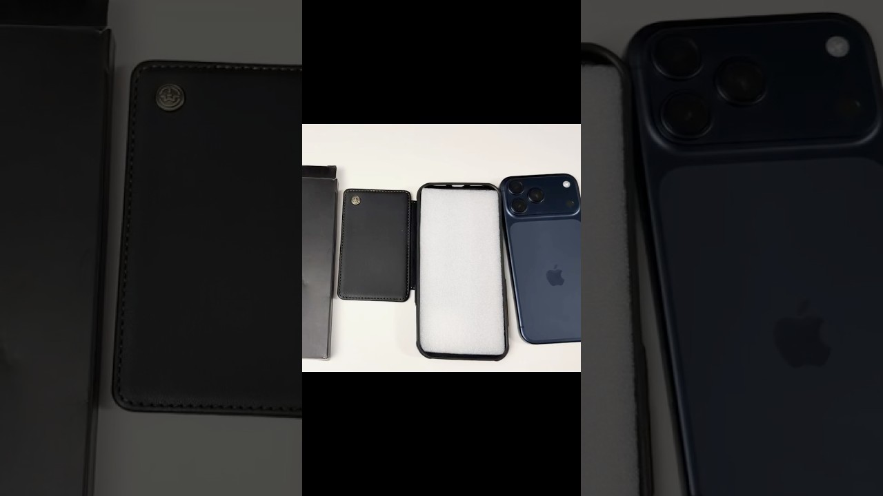 Vinich iPhone 17 Pro Max Wallet Case 6.9" Black with Card Holder, RFID Blocking, Credit Slots 