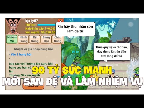 Ngọc Rồng Online - Hành Trình 90 Tỉ Sức Mạnh Mới Đi Săn Đệ Và Làm Nhiệm Vụ !