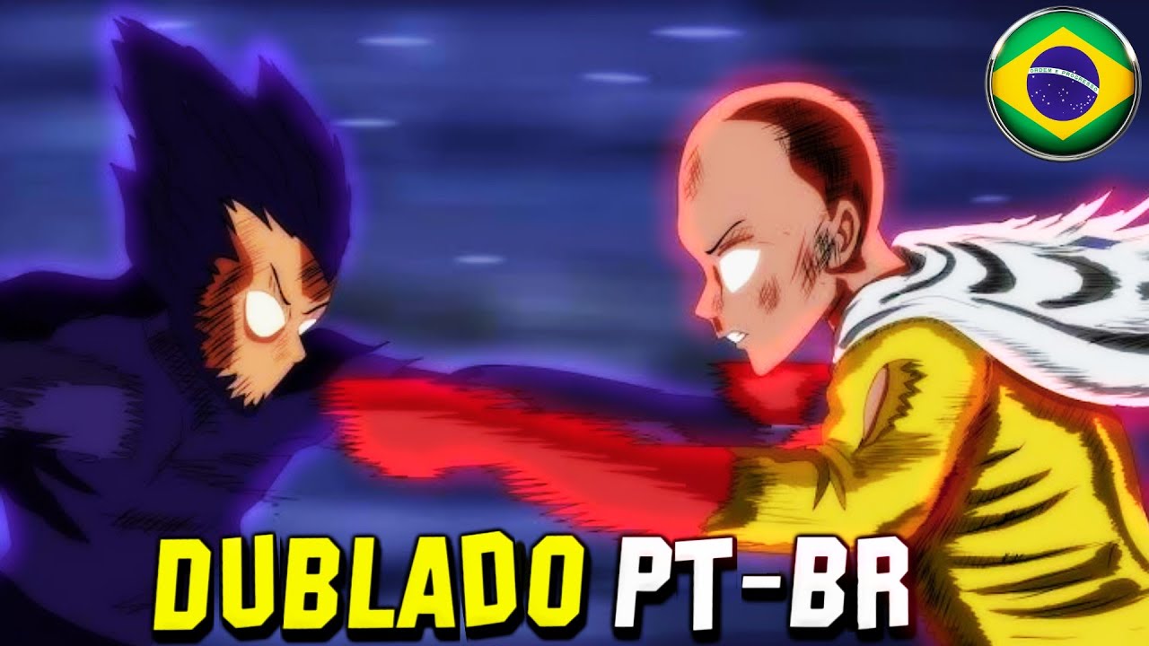 SAITAMA VS GAROU COSMICO BATALHA EM JUPITER!(PARTE 1 DUBLADO) Fan animation One  Punch Man 167 on Make a GIF