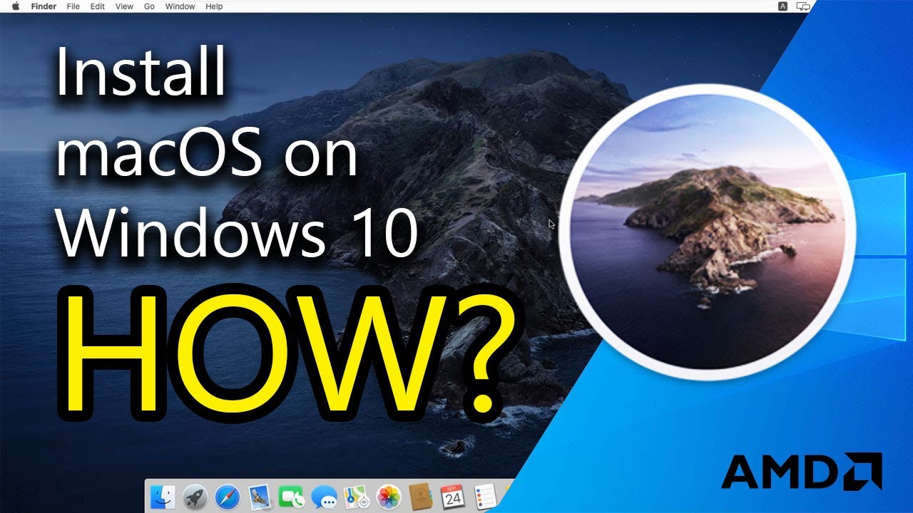How To Install macOS Catalina On Windows 10 ( AMD Ryzen PC) - YouTube