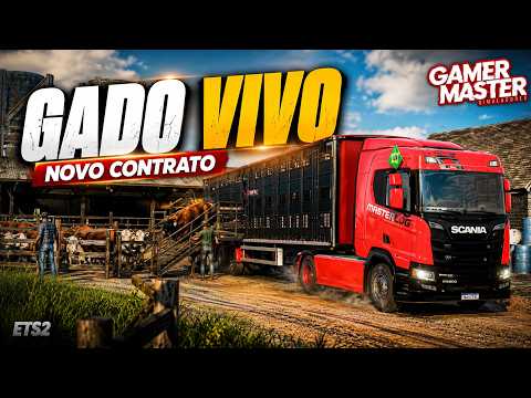 ProMods 2.83 I Novo Contrato GADO VIVO   I Modo Carreira GMS 85.807/100k