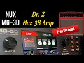 Nux MG 30 Dr. Z Maz 38 Amp Simulator | Free Settings