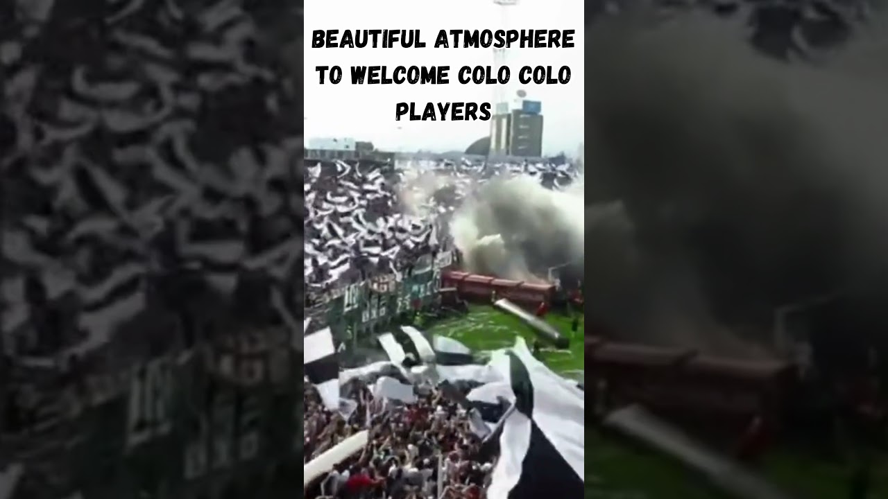 Colo Colo fans welcome players with beautiful atmosphere 