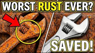 Worst Rust Ever Restoration | Impossible Transformation | Adjustable Wrench