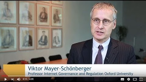 Viktor Mayer-Schönberger: ‘Data rich markets will change our society’