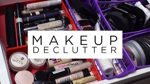 MAKEUP DECLUTTER 2016 | CONCEALER, POWDER FOUNDATION & HIGHLIGHTER