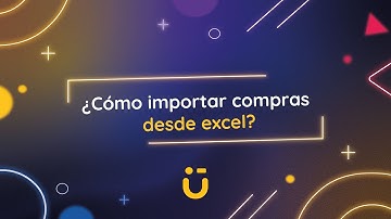 Importar compra desde excel
