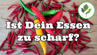 Ist Dein Essen zu scharf?  So rettest Du Dein Gericht - Essen entschärfen!