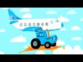 Airplane song  blue tractor kids songs  cartoons