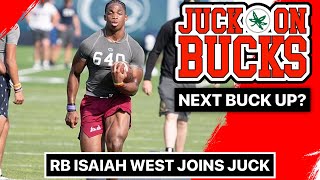 Ohio State running back target Isaiah West joins Juck. #ohiostate