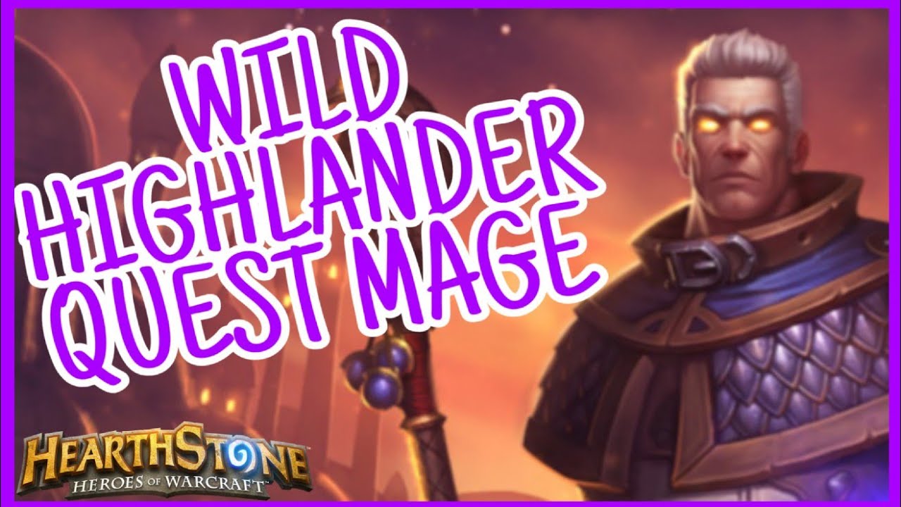 [Hearthstone] Wild Highlander Quest Mage'le birkaç oyun - YouTube