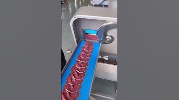 The machine that can slice fresh meat #slicer #fresh meat slicer #fresh meat slicer #food processing