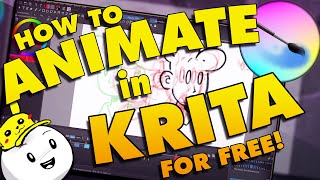 How To Animate in Krita for Beginners - UPDATED 2023!