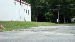 (Skateboarding) ollie over gap 2