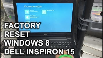 How to ║ Restore Reset a Dell Inspiron 15 P40F to Factory Settings ║ Windows 8