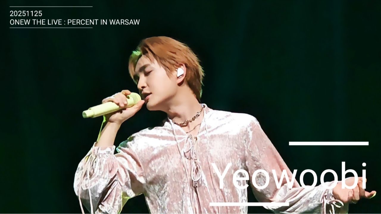 251125 여우비 Yeowoobi_ONEW THE LIVE : PERCENT in Warsaw🇵🇱 직캠