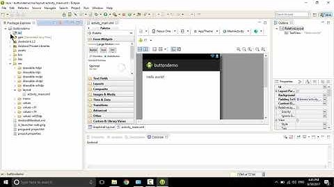 Button click event in android and how to display Toast - Part1