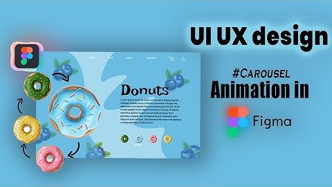 Figma 3D Carousel Animation | UI UX Design Tutorial |figma Tutorial | 3D Donut Swipe Prototyping