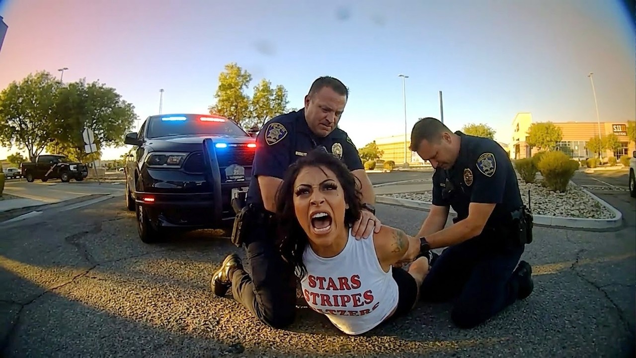 When Entitled Karens Messed With the Wrong Cops and Instant Karma - YouTube