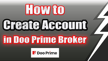 How to create account in Doo Prime Broker