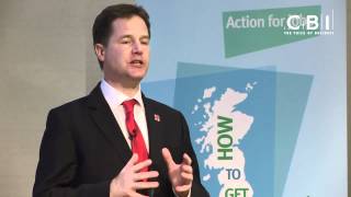 CBI Action for Jobs Summit: Nick Clegg MP