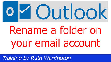 Outlook 2014 -  How to rename a folder on your email account