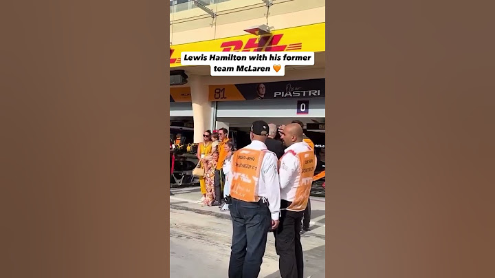Lewis Hamilton (Ferrari driver) with McLaren F1 team ahead of the Saudi Arabian Grand Prix.