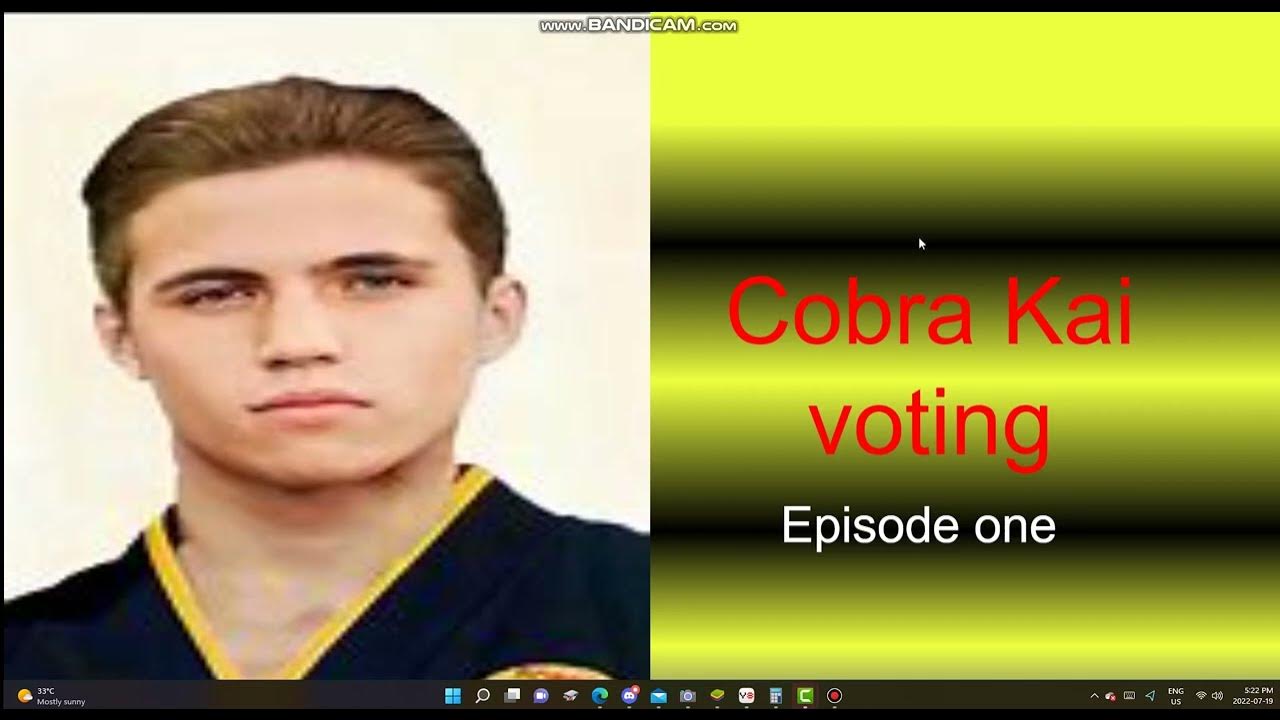 Cobra Kai Voting 1 (Cancelled) YouTube