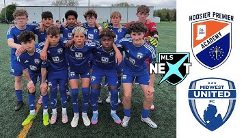 MLS Next U14 game highlights | Midwest United FC vs Hoosier Premier | spring 2025