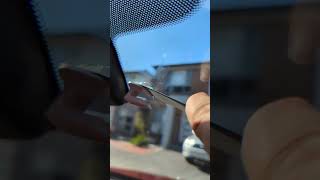 How to remove Tag Holder from the Windscreen of a Car