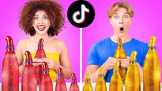 TİKTOK SAKIZLI İÇECEK MEYDAN OKUMASI || 123 GO! CHALLENGE Donmuş Ballı Jöle! Viral Yemek İpuçları