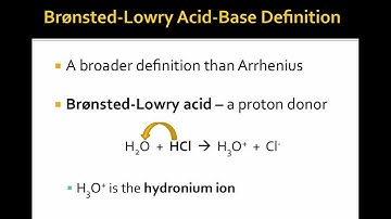 Acids & Bases I: Acid Dissociation Constant