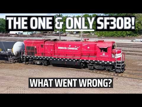 Exploring The Rare SF30B - A One And ONLY Santa Fe Rebuild Locomotive - Minnesota Commercial