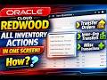 Oracle Cloud Redwood Create Transfer Orders Inventory Transactions from Item Quantities Screen