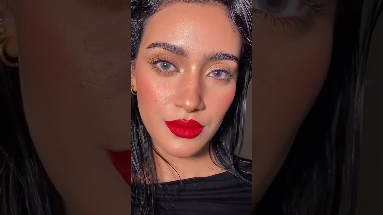 Before and After Gray Contact Lenses Review on Brown Eyes