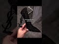 YSL heels 🖤🥂 #ysl #yslheels #yvessaintlaurent #saintlaurent #rich #milionaire #richwoman #womanpower