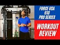 Force USA G10 PRO SERIES Workout Review- Does This Plate Loaded Trainer Measure Up?