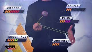 Yo-yo Hyper Cluster Bandai Starter Pack - Jouet à Construire Personnalisable