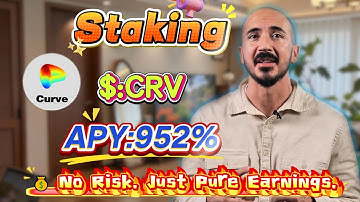 ⚡ Crypto Goldmine! Earned $2,600 in 2 Days Staking CRV – 900%+ APY Super Stable Project! 🔥