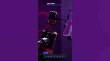 Confident Robot Walk Cycle Animation Demo