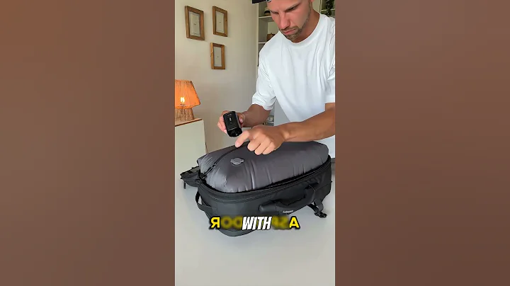 This vacuum-sealed backpack is ideal for travel! #travelgear #backpacking #vacuumsealed