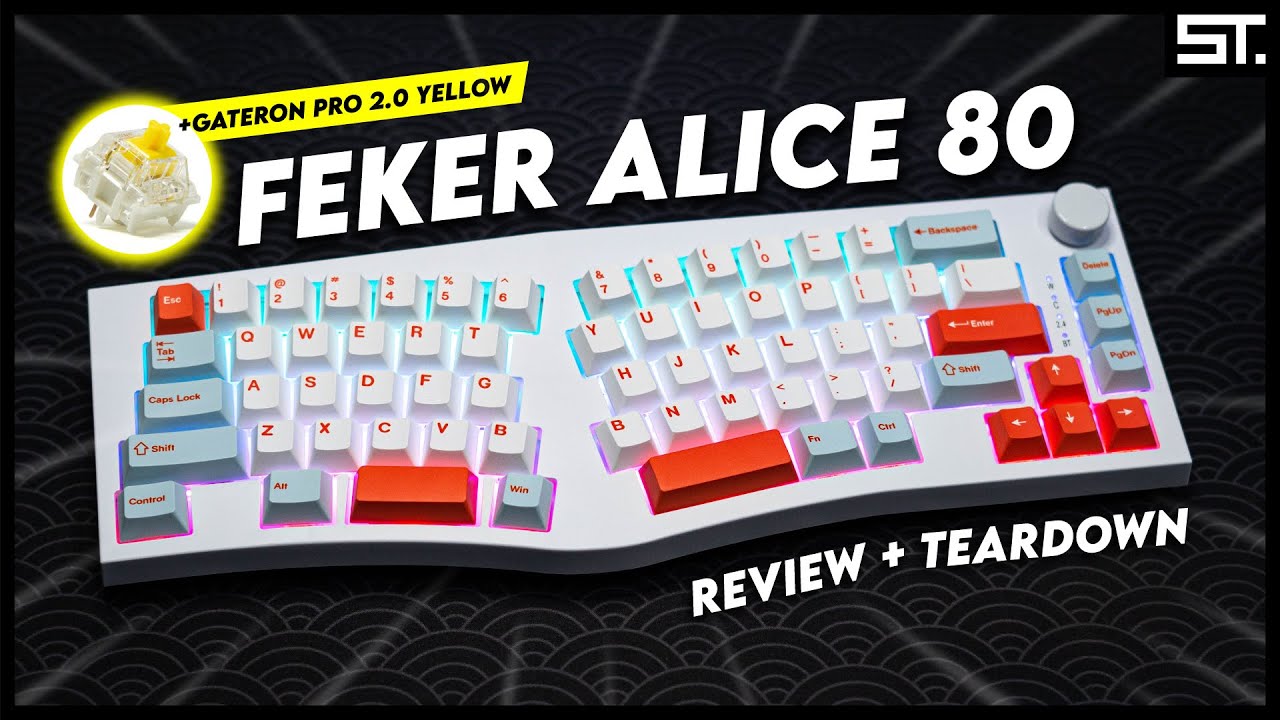 Alice with a KNOB! FEKER Alice 80 Review - Gateron G Pro 2.0