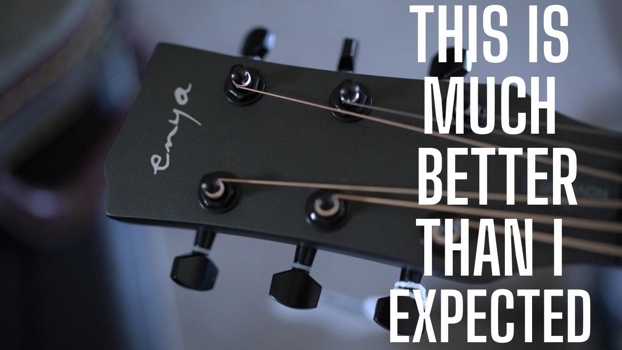 Enya Nova Go SP1　「訳アリ」です Nova Go Sp1: Carbon Fiber Electric Acoustic Travel Guitar