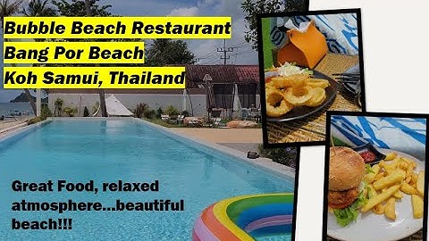 Bubble Beach Restaurant, Bang Por Beach, Koh Samui - Thailand