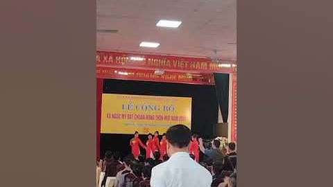 gv mầm non múa tại xã ngọc Mỹ đạt chuẩn nông thôn mới
