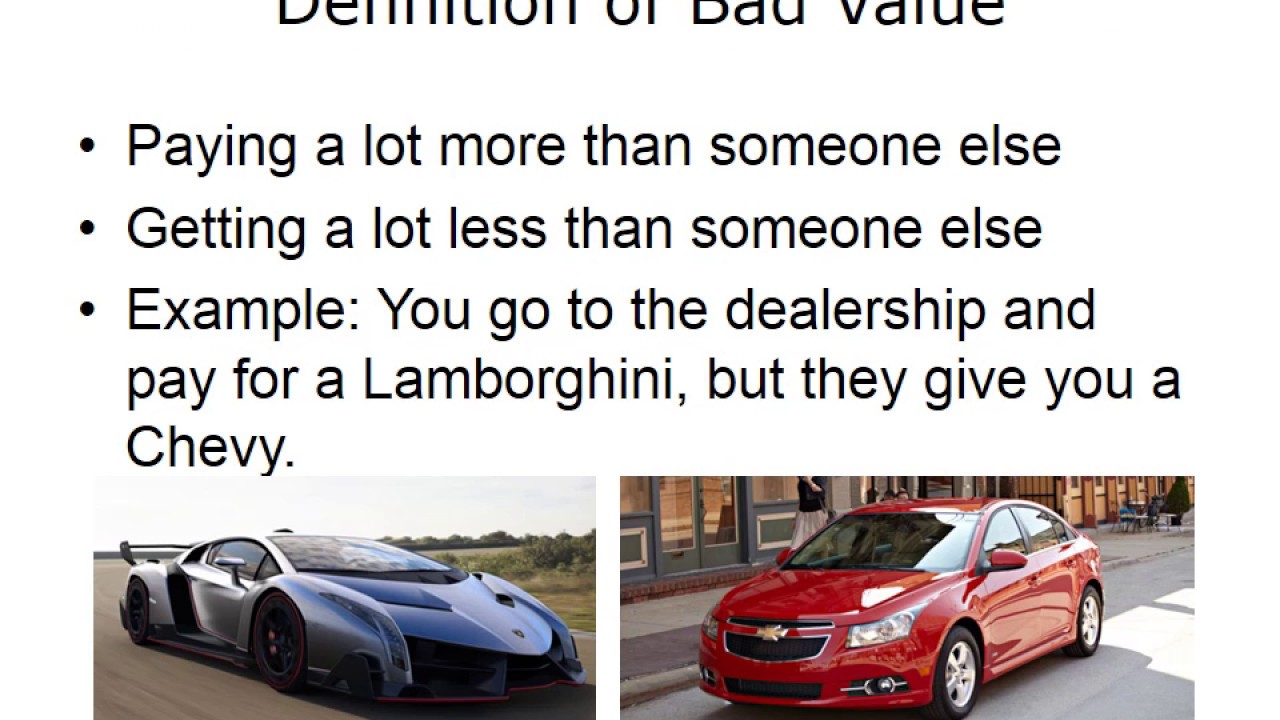 Introduction to Volume to Value