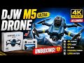 DJW M5 Ultra Drone Unboxing 🔥 Best Budget 4K Drone