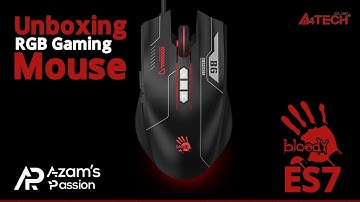 A4TECH Bloody ES7 RGB Gaming Mouse। #unboxing #unboxingvideo