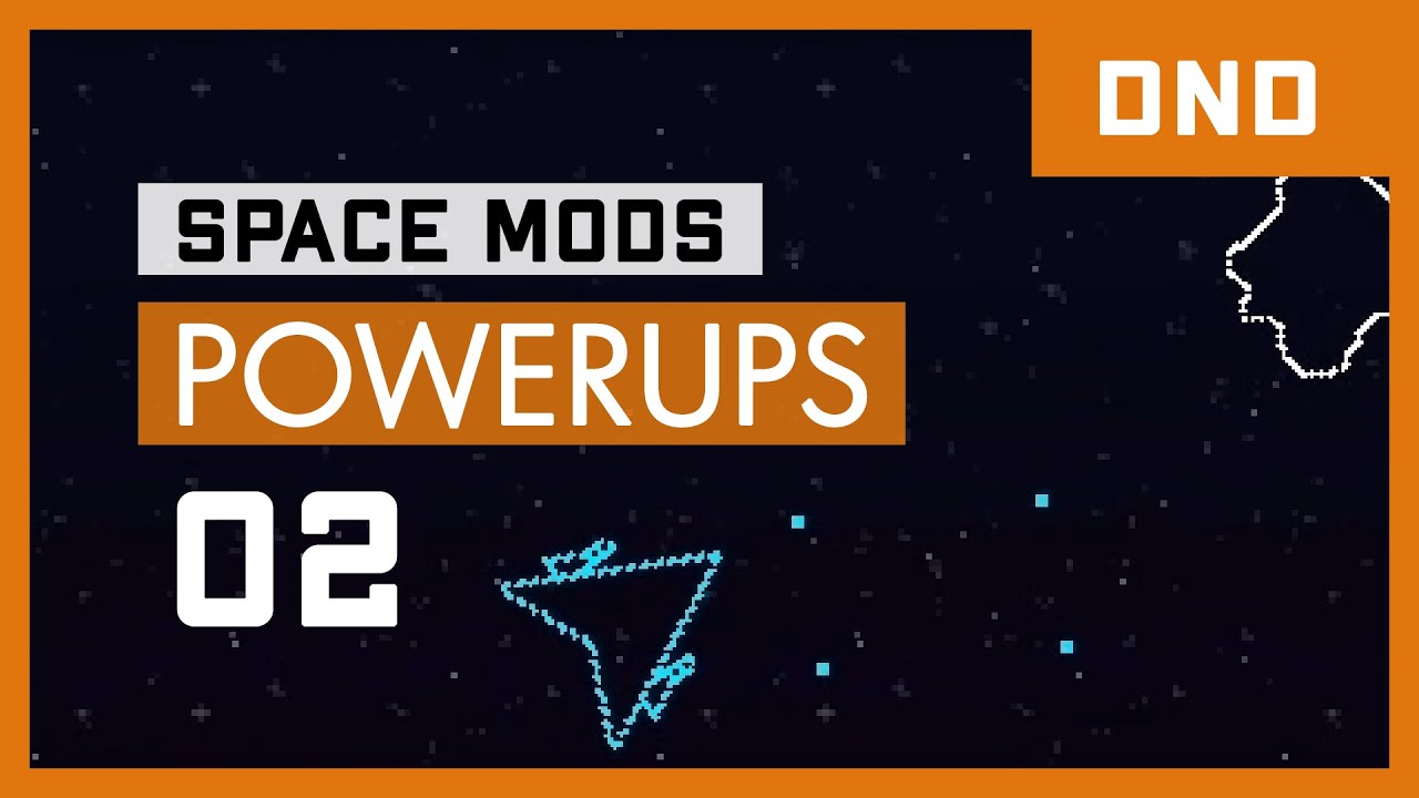 Space Mods - DnD - Power-ups (2/3) - GameMaker Studio 2 - YouTube
