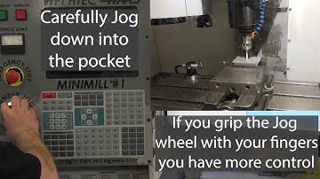 Set X/Y Work Offsets in HAAS Mini Mill using Renishaw Probe Bore Macro with OMP40 Spindle Probe